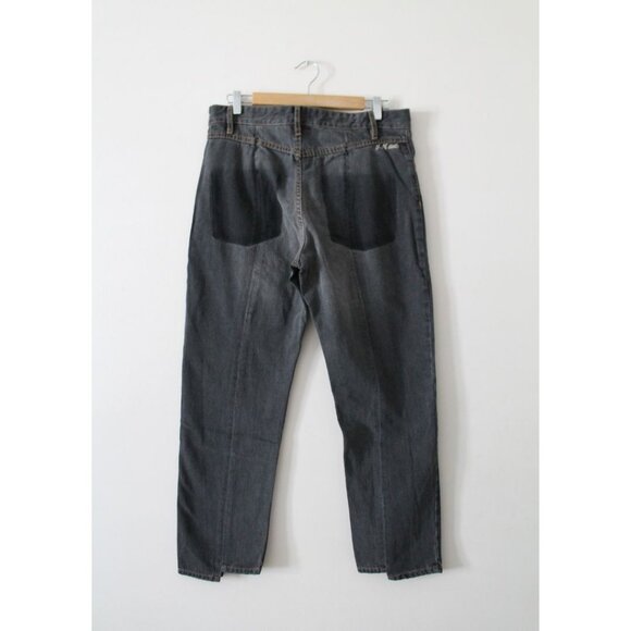 Isabel Marant Etoile Clancy Slim Boyfriend Jeans Dark Grey Size 42/ US 10 - Picture 3 of 8
